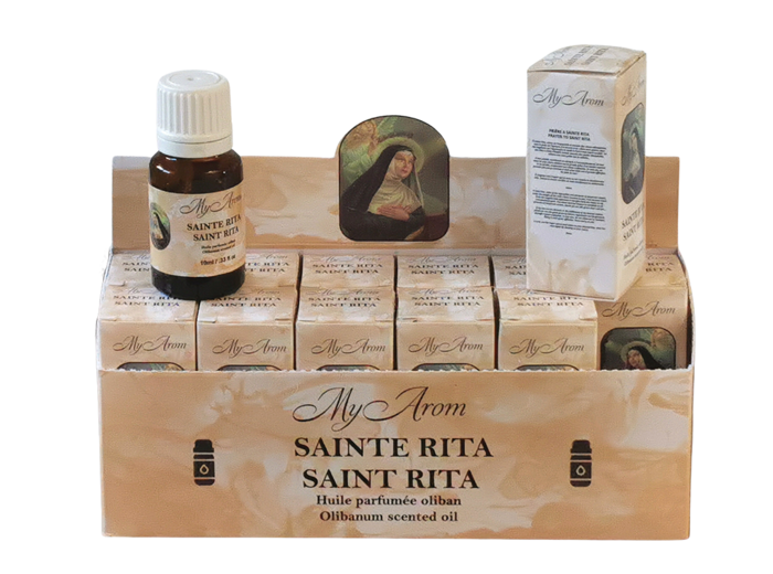 Flacon d'Huile Parfumée 10ml Sainte Rita/Oliban