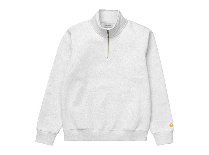 Sweat CARHARTT WIP Chase Neck Zip Ash Heather