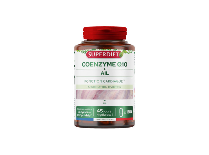 Coenzyme Q10 Ail 180 gélules