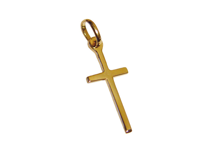 Croix en Plaqué Or 20mm - SIMPLE