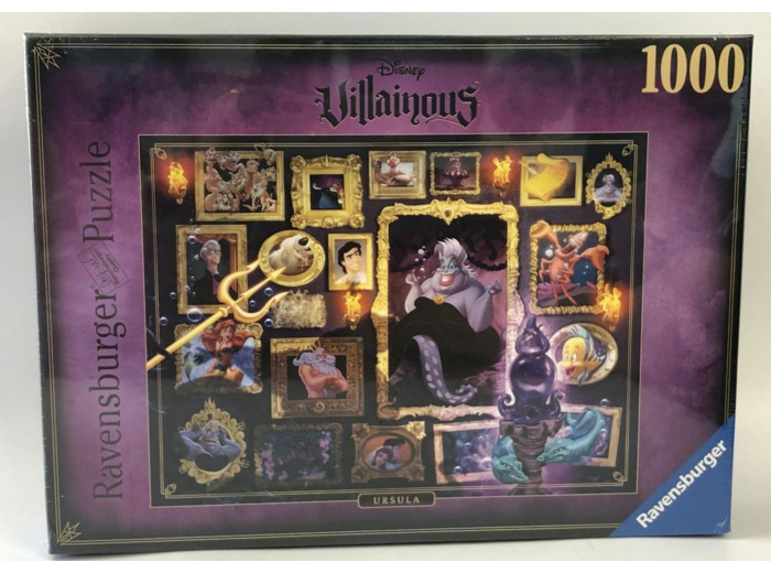 PUZZLE 1000 PIECES DISNEY VILLAINOUS URSULA de chez RAVENSBURGER BOITE NEUVE