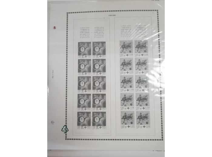 FEUILLE COMPLEMENTAIRE CROIX ROUGE FS 1997-2000 (SANS POCHETTE) YVERT