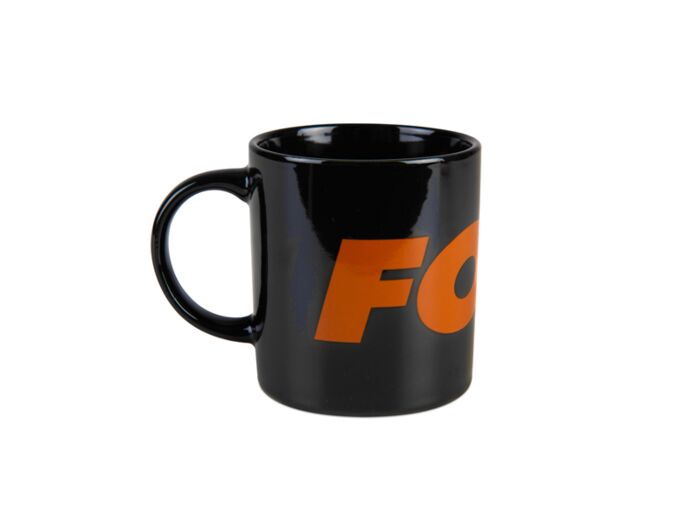 mug ceramique black orange fox