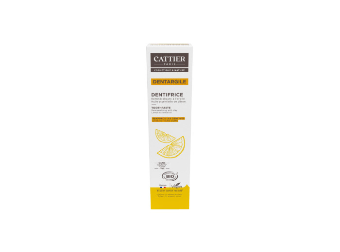Dentifrice Dentargile reminéralisant au Citron gencives irritées 75ml