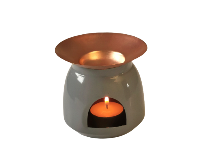 Encensoir Cuivre/Métal Ht 9cm