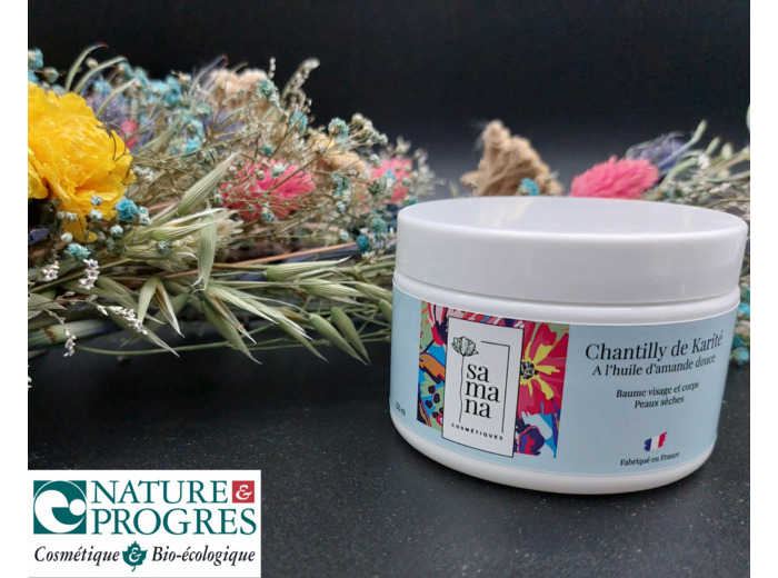 Baume Visage et Corps "Chantilly de karité" à l'huile d'Amande Douce