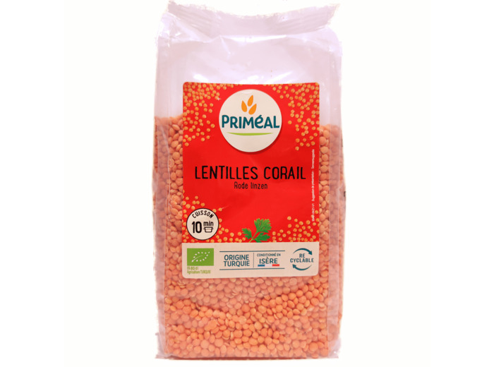 Lentilles Corail Bio 500g