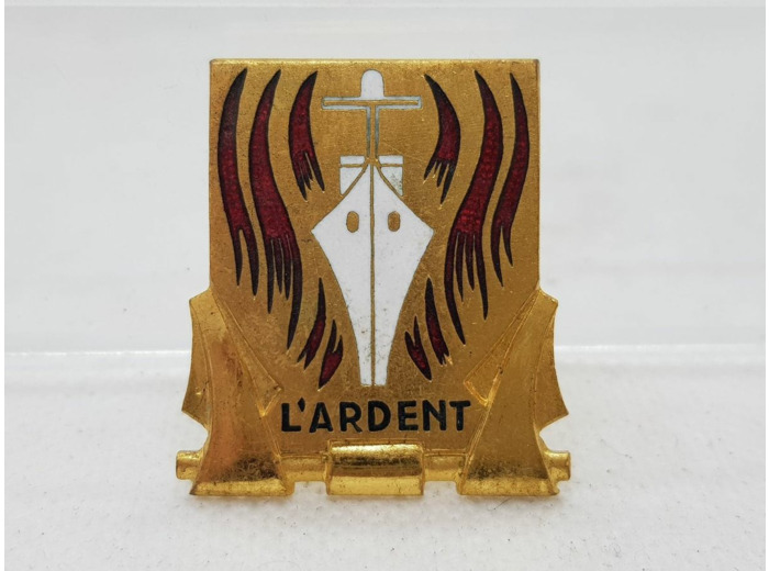 INSIGNE MILITAIRE MARINE PATROUILLEUR L'ARDENT ARTHUS BERTRAND