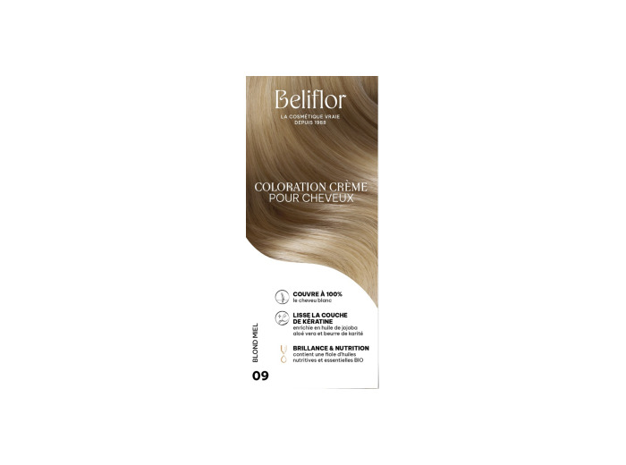 Coloration Crème pour Cheveux 09 Blond Miel