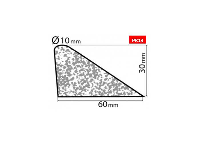 Bourrelet profilé mousse PR13 – 2m