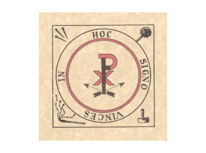 Pentacle de l'abbé Julio "Le monogramme du christ"