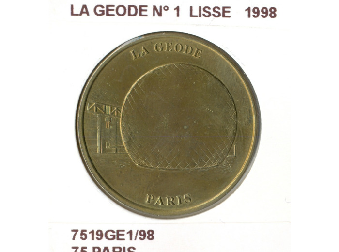 75 PARIS LA GEODE N1 LISSE 1998 SUP-