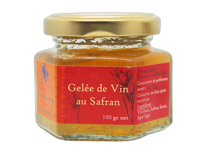 Gelée de vin au safran