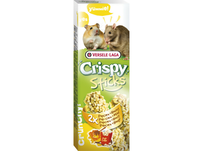 Sticks Hamsters - Rats Popcorn & Miel - 2 x 50g
