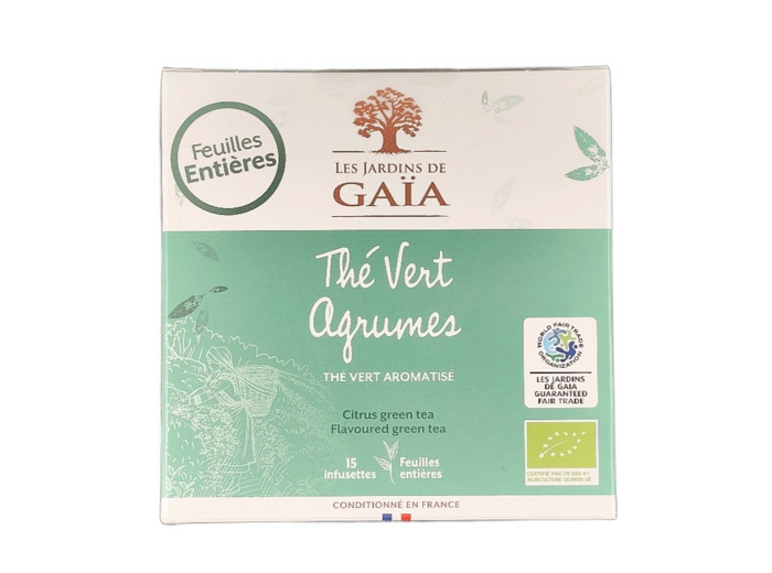 Thé Vert Agrumes 30g Bio