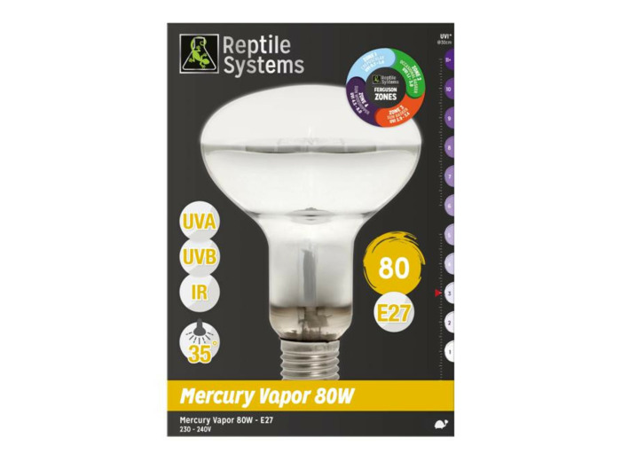 D3 UV Basking Lamp E27 - 80W