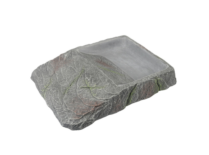 Bol pour tortues, anthracite - 29x4,5x22cm