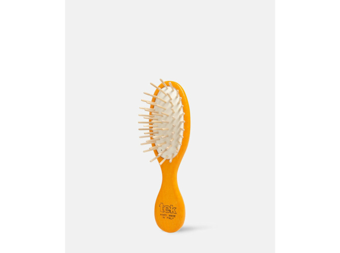Mini Brosse ovale en Frêne colorées-Tek
