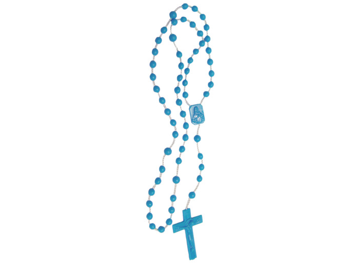 Chapelet en plastique - BLEU