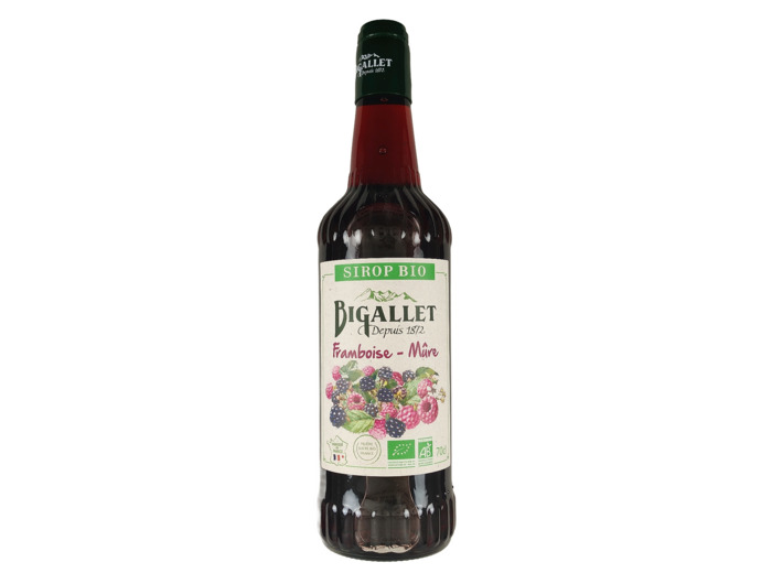 Sirop Framboise Mûre Bio 70cl