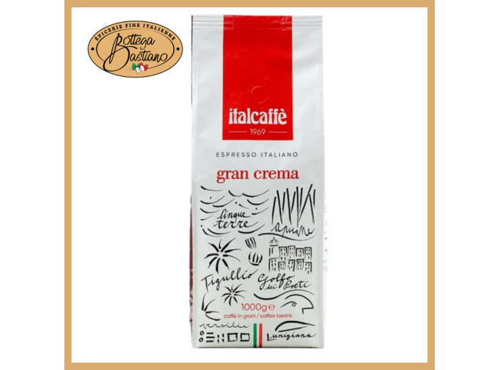 Café Grains Gran Crema 50% Robusta & 50% Arabica 1KG