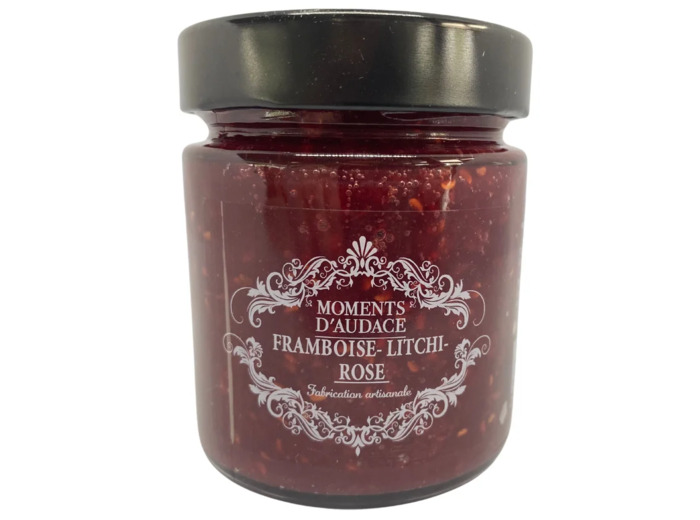 Confiture Framboise-Litchi-Rose
