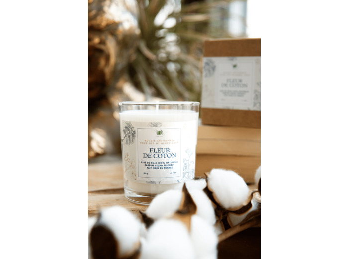Bougie "Fleur de coton"