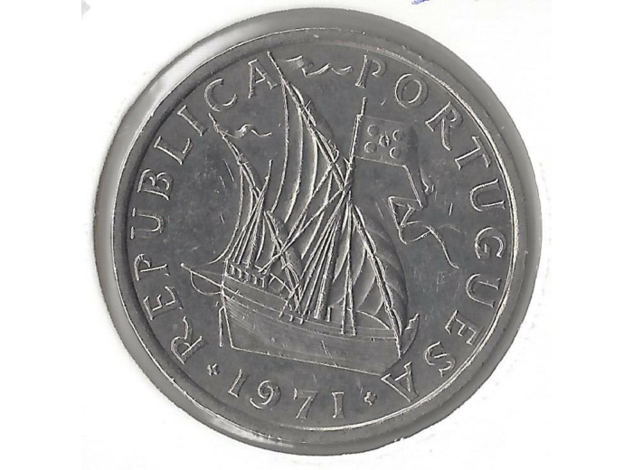 PORTUGAL 10 ESCUDOS 1971 B SUP-