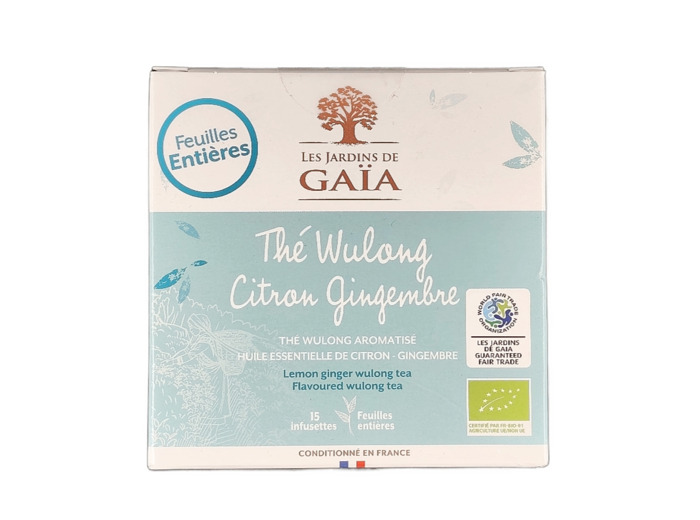 Thé Wulong Citron Gingembre 30g Bio