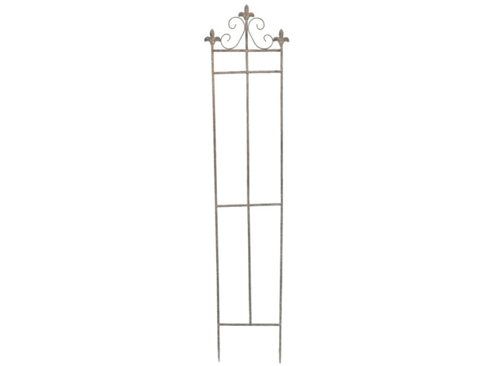 Treillage jardin fer Fleur de Lys 28x128cm