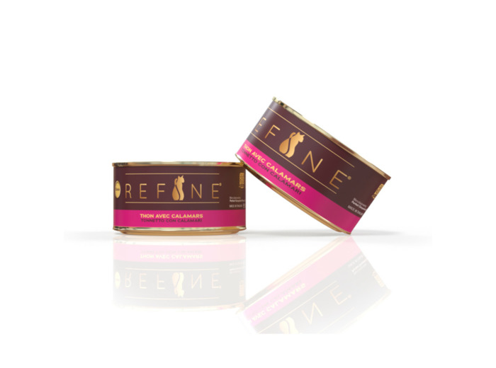 REFINE Chat, Thon & calamars - 85g