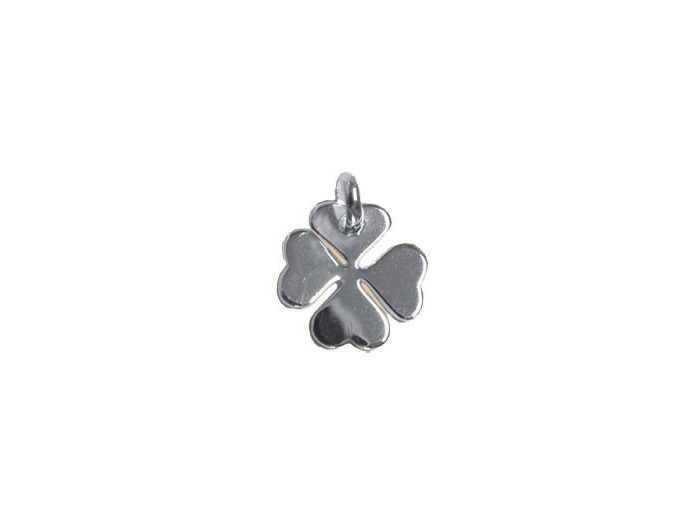 Pendentif en Argent 925 - TREFLE 4 FEUILLES