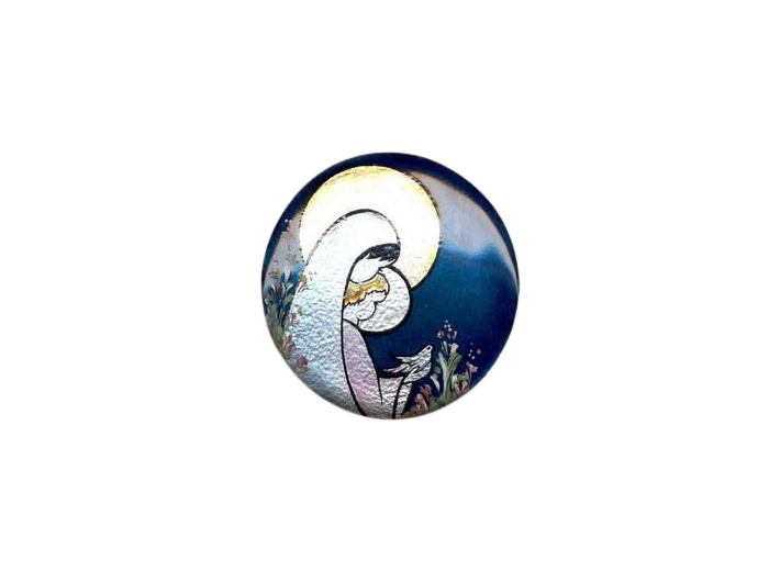 Vierge de la Paix 8,3x8,3cm - EMAUX DU LIBAN