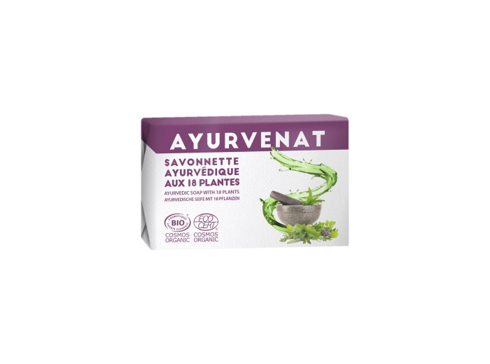 Savon ayurvédique aux 18 plantes 100g