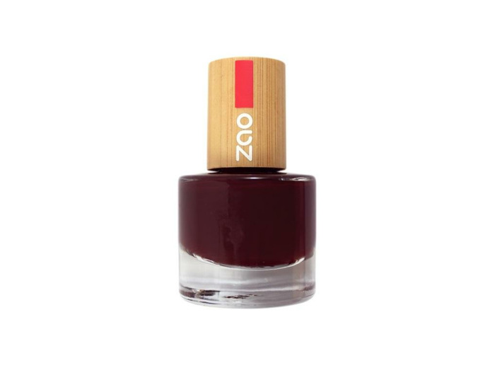 Vernis à ongles Bio - 659 Cerise noire- 8 ml - Zao Make-up