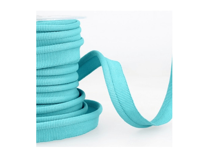 Simple passepoil turquoise 519 C20 8mm 100%polyester le mètre 519C20