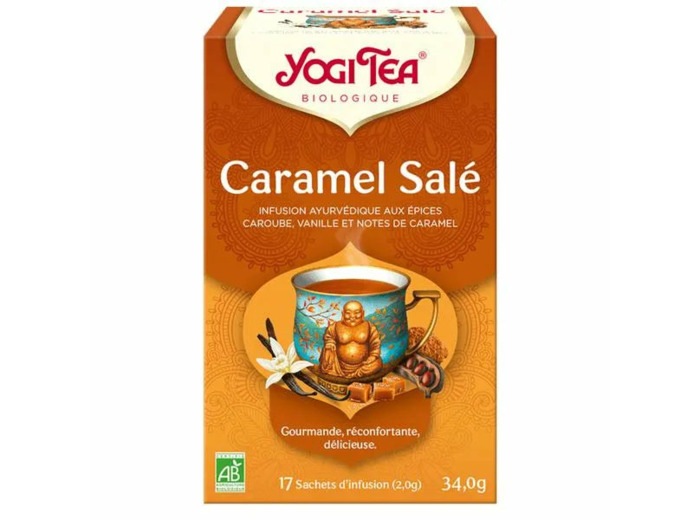 Infusion Caramel Salé Bio-17 Sachets-Yogi Tea