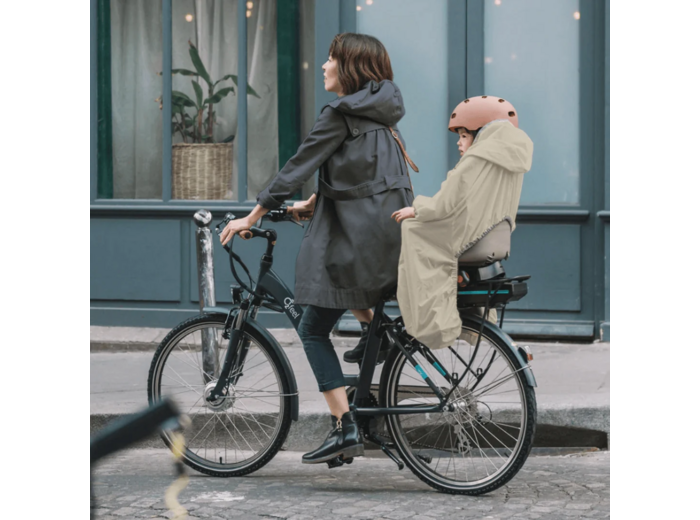 Imperméable enfant pour siège vélo