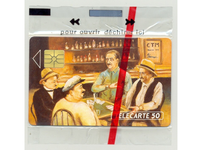 TELECARTE NSB 50 UNITE 09/92 UNE PARTIE DE CARTES CTM EN448