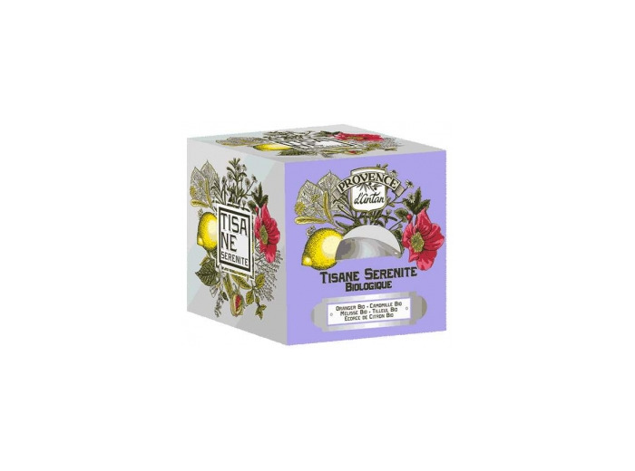 Tisane Sérénité bio 24 sachets 36 gr recharge carton