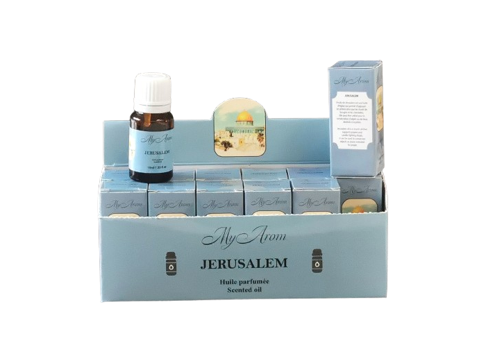 Flacon d'Huile Parfumée 10ml Jerusalem