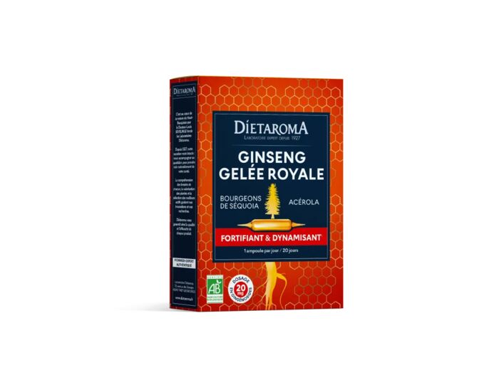 Ginseng Gelée royale-20 ampoules-Dietaroma