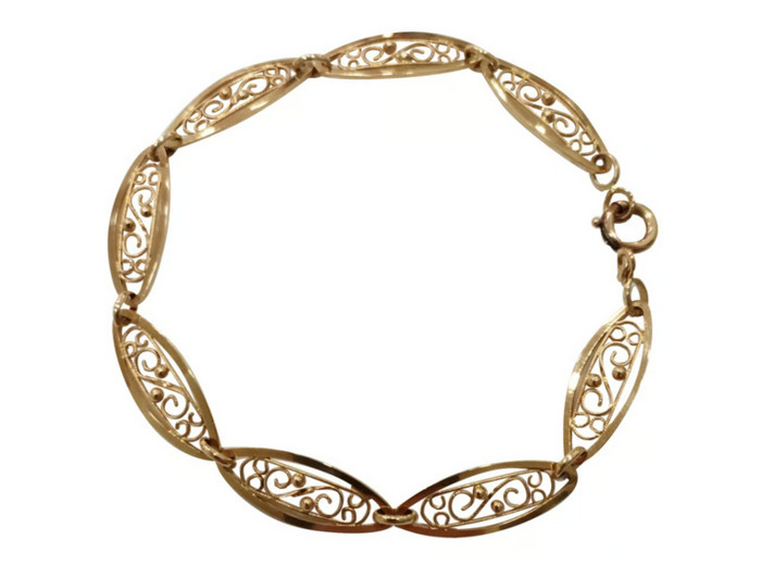 Bracelet en or jaune