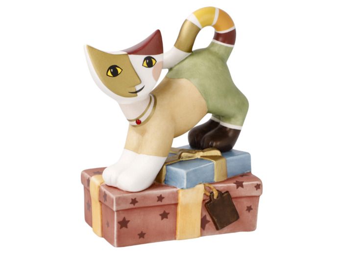 GOEBEL Chat de Rosina Wachtmeister - Figure Aspettando Il Natale - Porcelaine