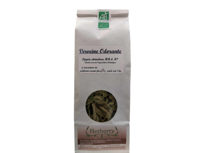 Tisane de Feuilles de Verveine Bio-15g-Herberry