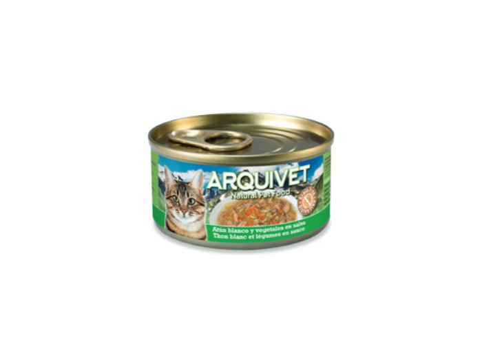 Émincés en sauce Arquivet au thon blanc & légumes 80g