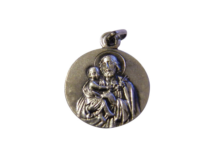 Médaille 14mm en Argent 925 - ST JOSEPH