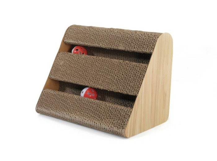 Griffoir en carton + Balles - 27 x 18 x 21cm