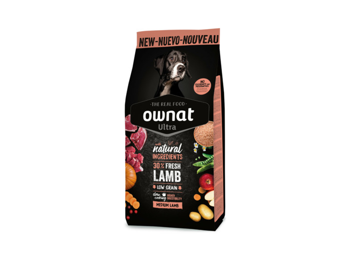 OWNAT Ultra Medium, Agneau & Riz - 3KG