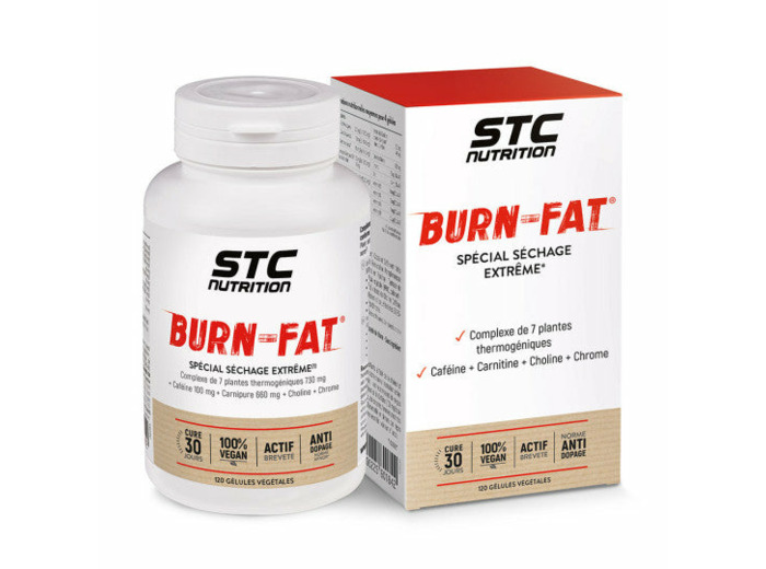 BURN FAT-séchage extrême-120 gélules-STC Nutrition